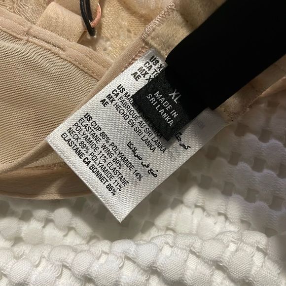 NWT- INC International Concepts - XL & XXL. Lace Unlined Underwire Bra - Picture 6 of 6